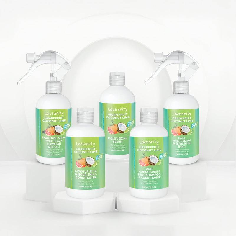 Locsanity Grapefruit Coconut Lime Loccare Bundle Locking & Tightening & Moisturizing