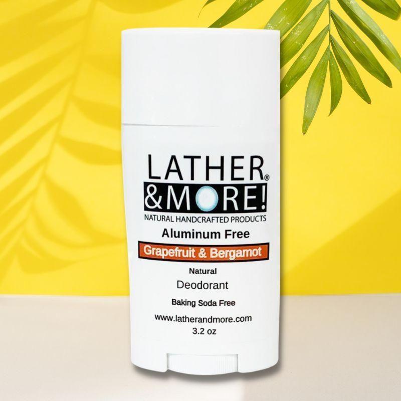 Lather and More! Grapefruit and Bergamot Natural Deodorant deodorant