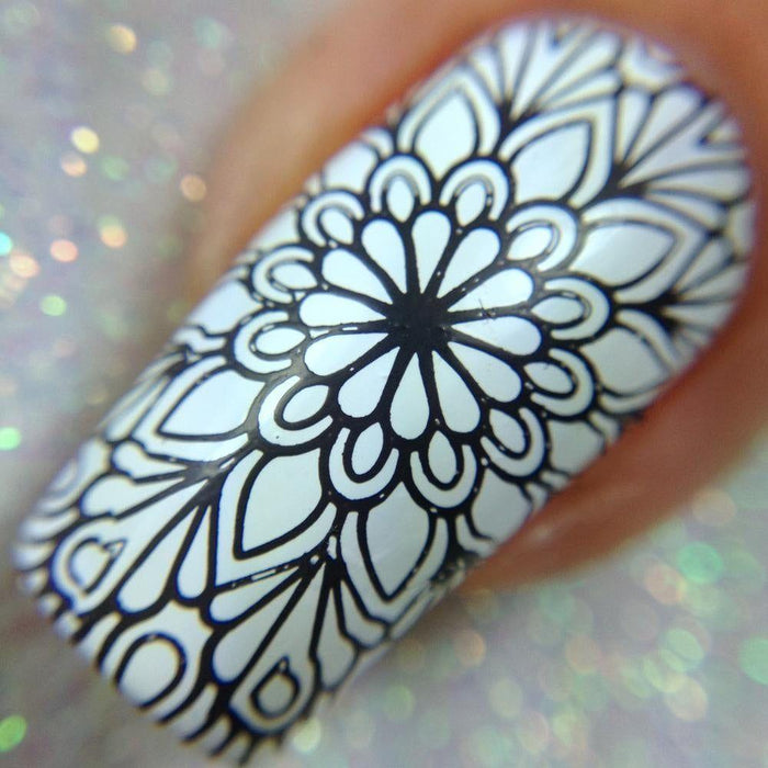 Twinkled T - Smokey Stamping Polish