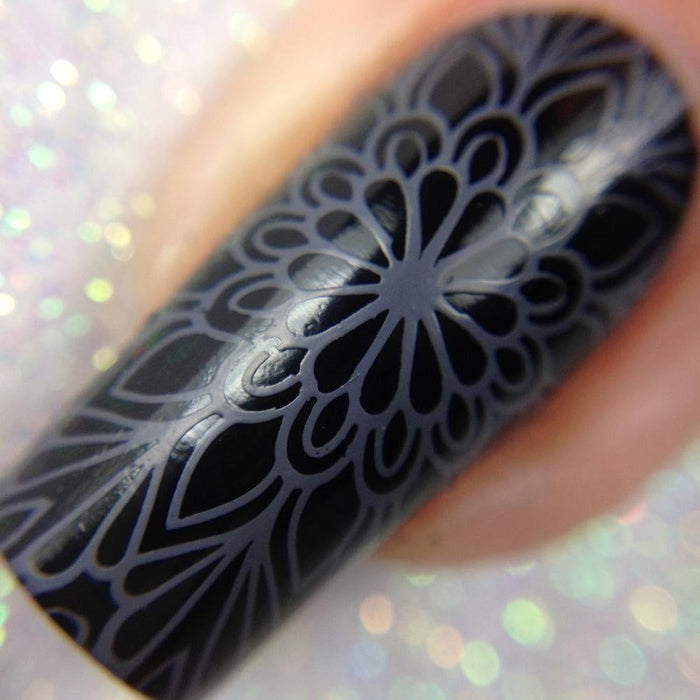 Twinkled T - Smokey Stamping Polish