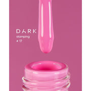 nbmsupply DARK STAMPING POLISH PINK №17, 8 ML S017