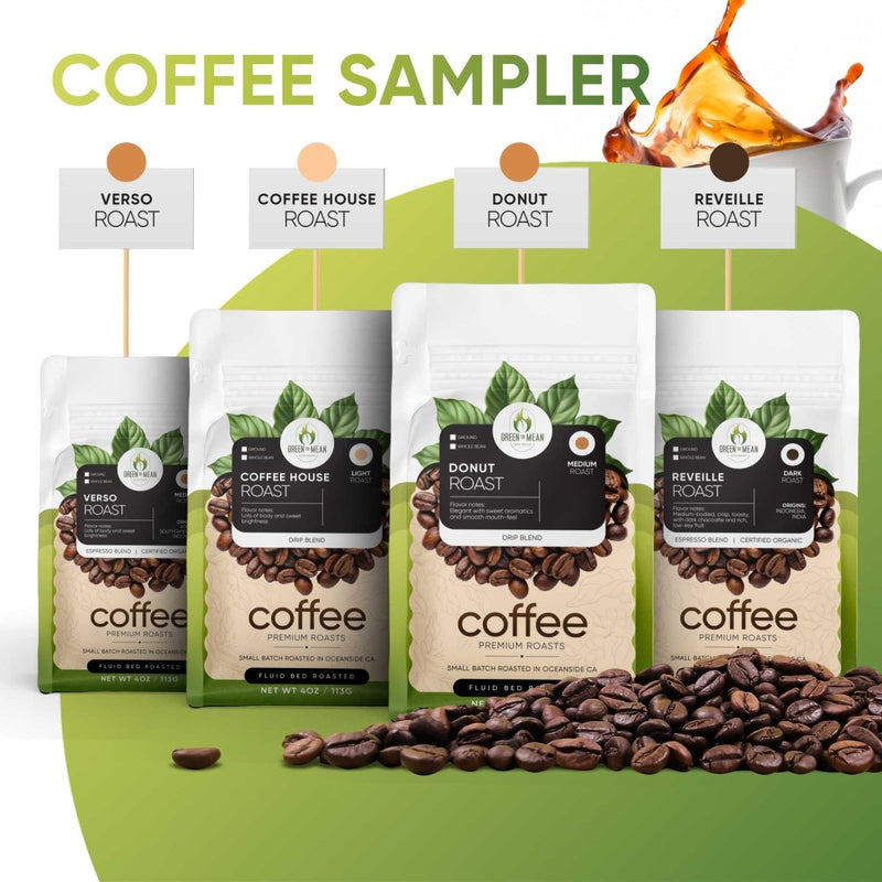 Shave Essentials Green to Mean Coffee Sampler Pack Coffee