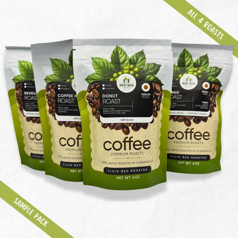 Shave Essentials Green to Mean Coffee Sampler Pack Coffee