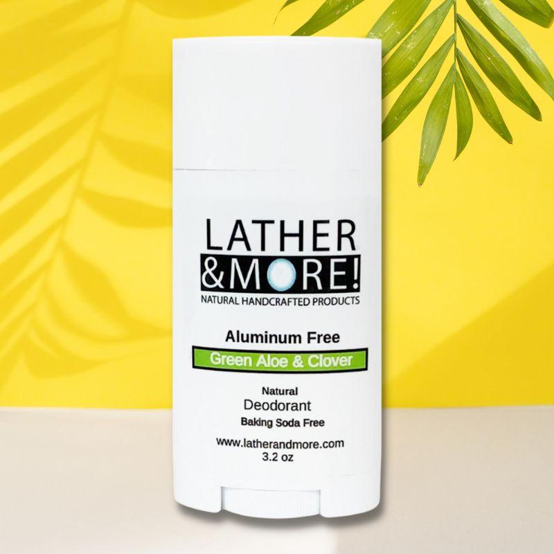 Lather and More! Green Aloe and Clover Natural Deodorant deodorant