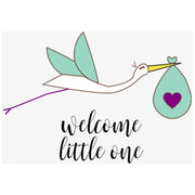 Lizush Organic full care new baby gift set - welcome little one! Gift set for Her