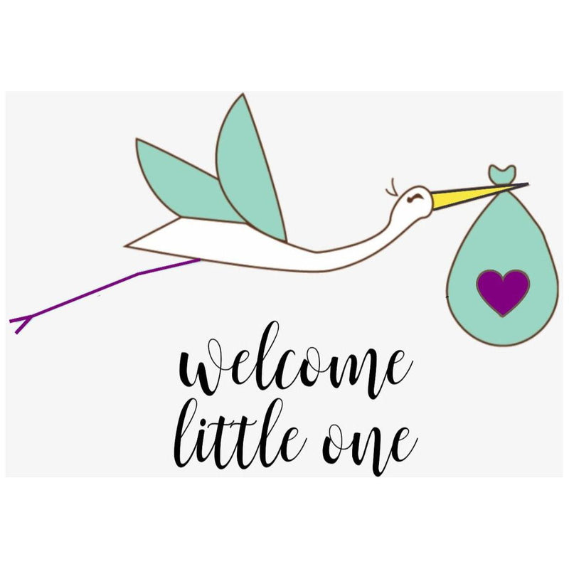 Lizush Organic full care new baby gift set - welcome little one! Gift set for Her