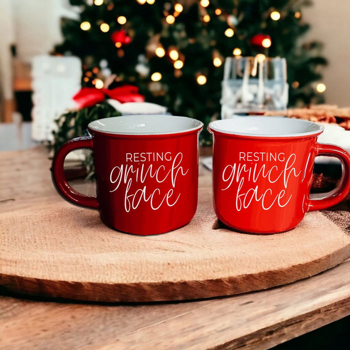 Grinch Face Mug