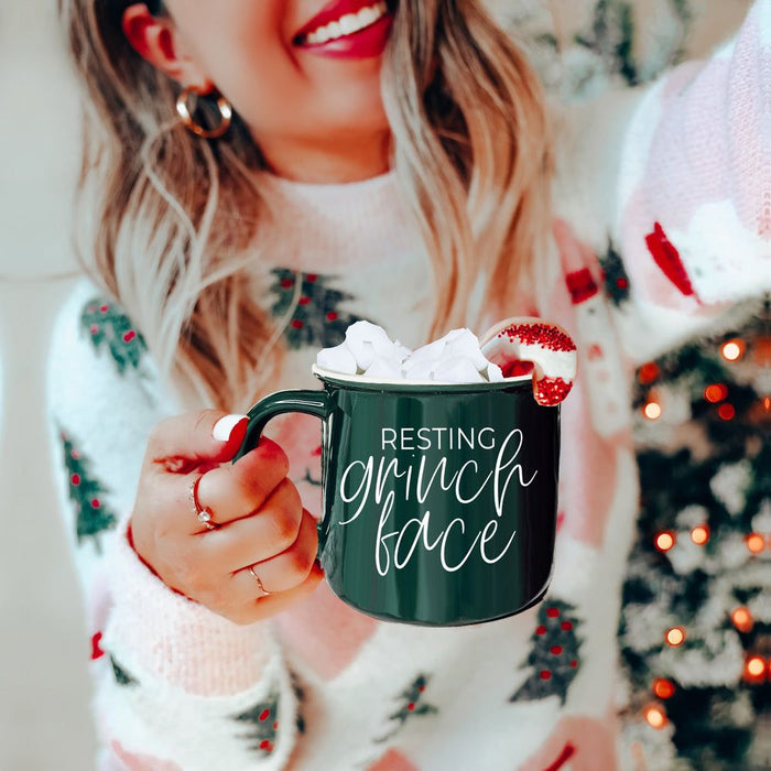 Grinch Face Mug