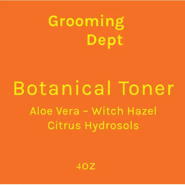 Grooming Dept Grooming Dept Citrus Hydrosols Botanical Toner 4 Oz Toner