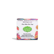 Lulu’s Holistics Guava Passionfruit Turmeric Kojic Acid Shea Butter Bar Soap – Hydrating Cleanser for Smooth, Bright-Looking, Even-Looking Skin Bar soap