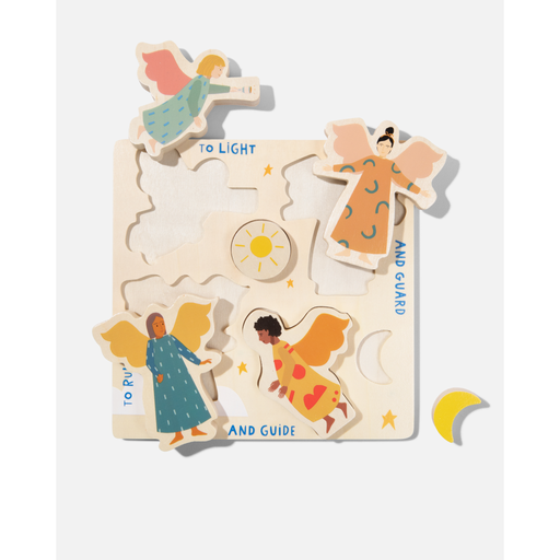 Be A Heart Guardian Angel Wooden Puzzle puzzle