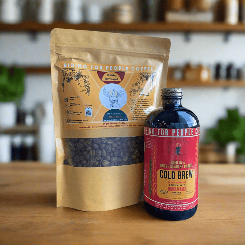 Rising For People Coffee Co. Guatemala-Aged Whiskey barrel Coffee Coffee