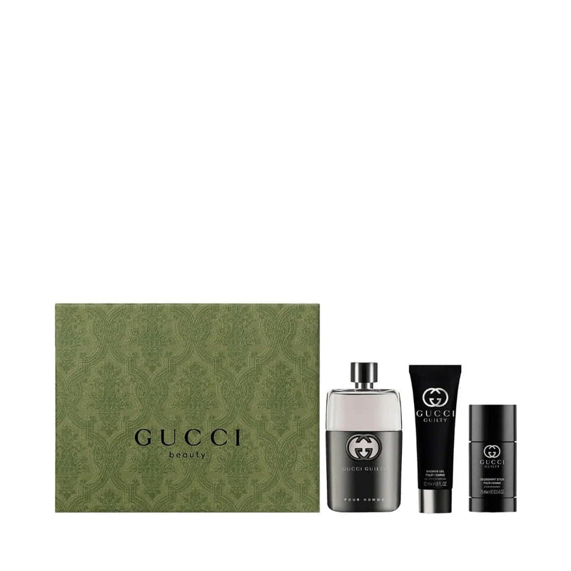 Nava Beauty Gucci Guilty Pour Homme Fragrance Set ($165 Value) Dark Olive Green