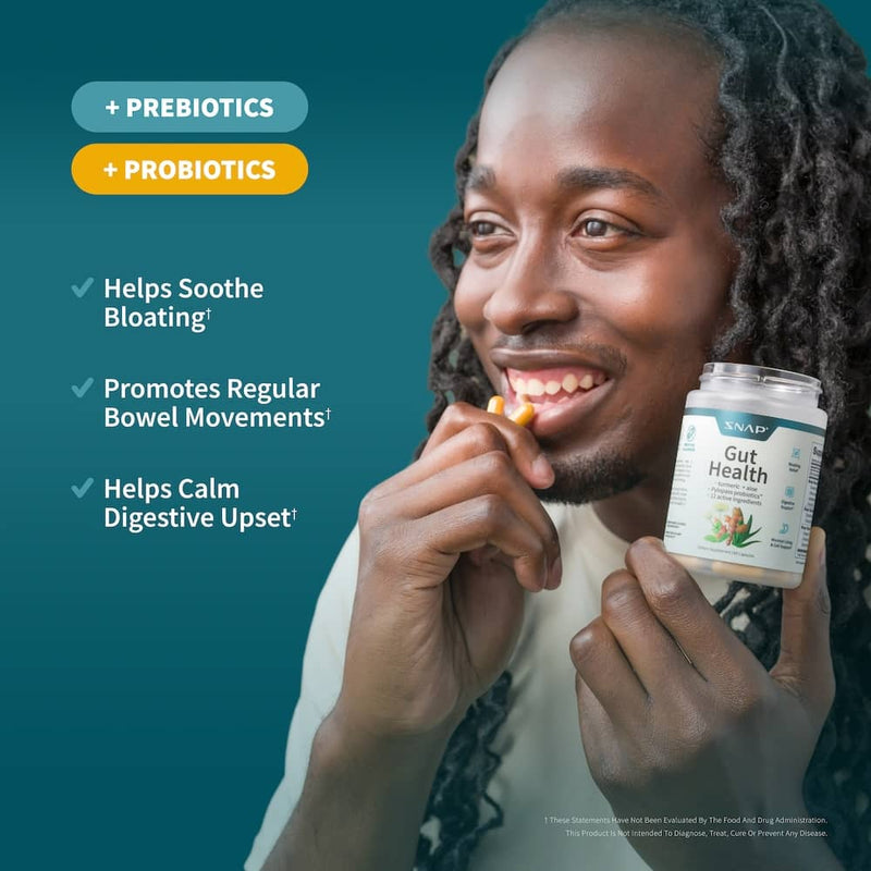 Snap Supplements 3 Gut Health + 1 Free Container + Free E-Book