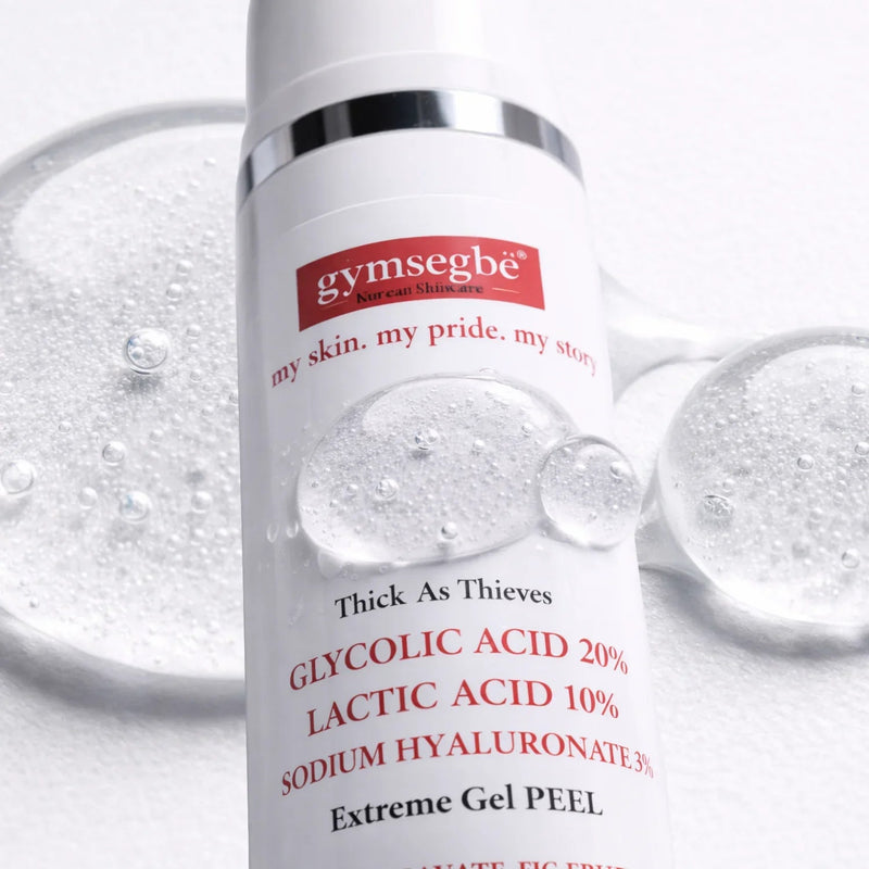 gymsegbë Thick As Thieves Pure Glycolic Acid Lactic Acid Extreme Gel Peel - 50ml Exfoliation, Dark Spots, Hyperpigmentation White Smoke 1 BottleSave 6.90,2 Bottles Save $9.99,3 bottles Save $12.98,4 Bottles Save $24.97
