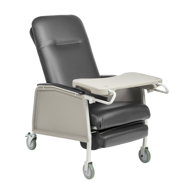 RIO Medical Supplies 3 Position Geri Chair Recliner, Charcoal