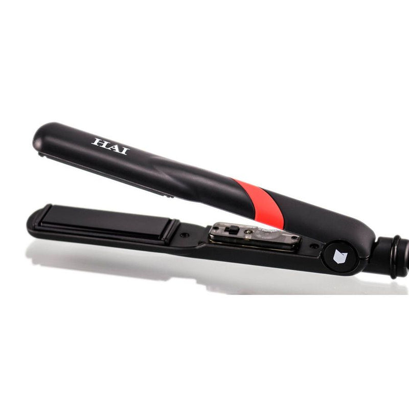 VIP Extensions Hai 1 Inch Black Flat Iron Hair Tools White Smoke