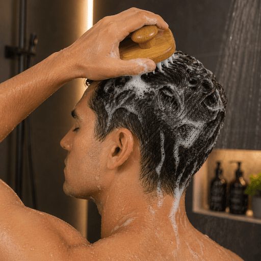 Shave Essentials Hair and Scalp Massaging Brush Shower Sponges, Brushes & Scrubs