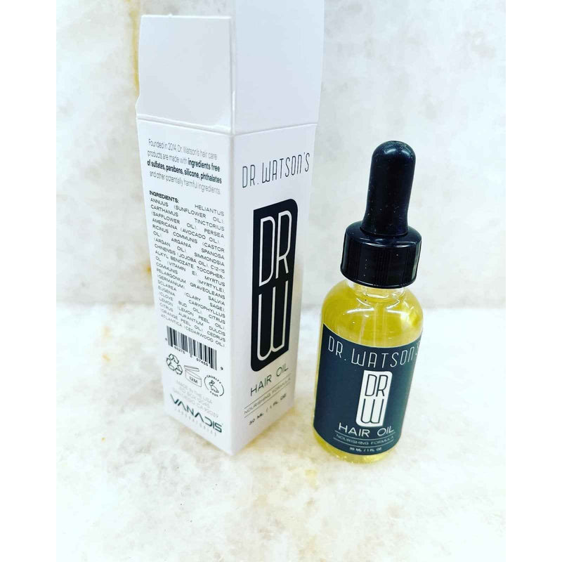 Dr. Watson's Hair & Skin Care Dr. Watson's | Hair Oil | Nourishing and Moisturizing | 1 Oz Hair Oil