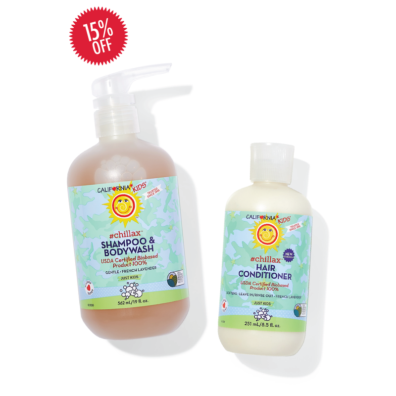 California Baby Kids #Chillax™ Shampoo + Conditioner Bundle Kids