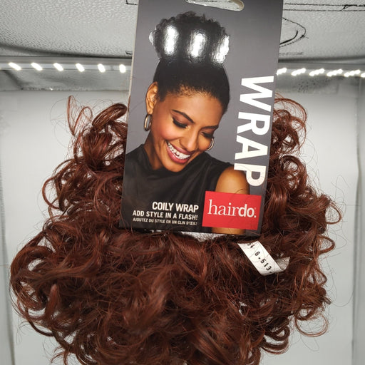 VIP Extensions Hairdo Coily Wrap Hair Attachment, R33/31 Spice Hair Extension Dark Slate Gray