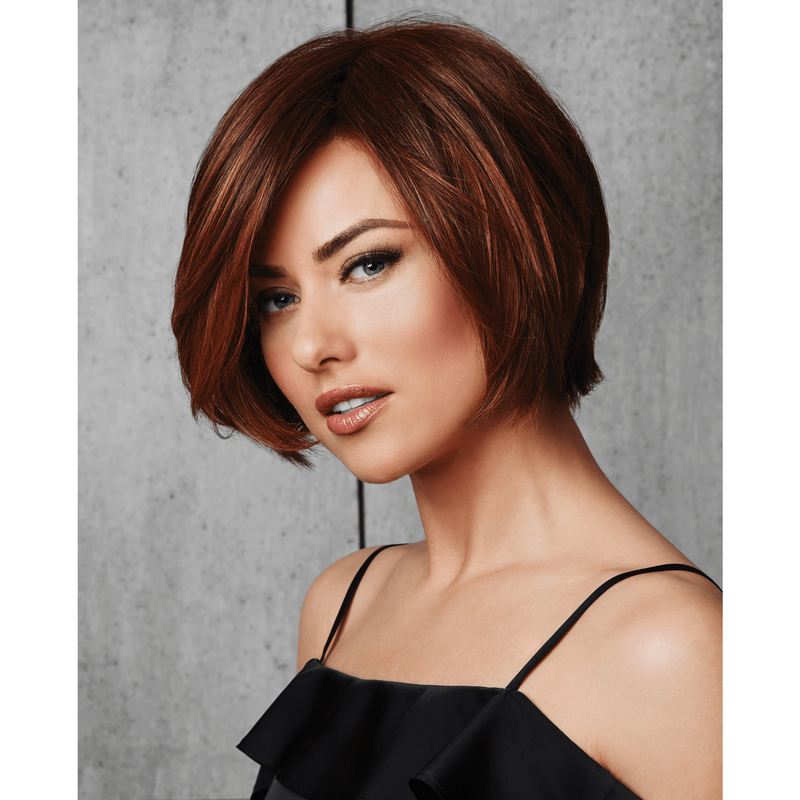 VIP Extensions Hairdo Mid Length Classic Fling Fringe Cut Wig Glazed Cinnamon R3025s+ Wig