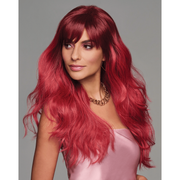 VIP Extensions Hairuwear Hairdo That ' S My Jam Red Fantasy Wigs, Long Layered Hair, Average Cap Size Wig