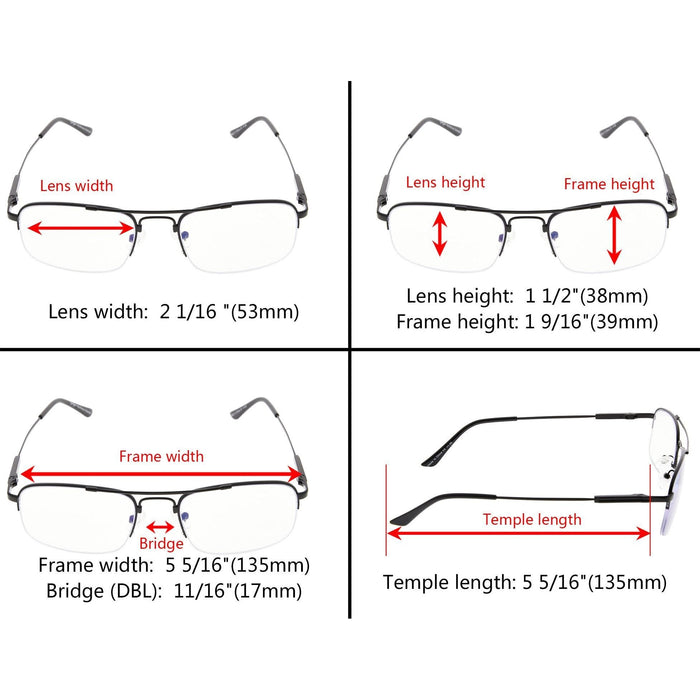 Eyekeeper.Com - Progressive Multifocus Reading Glasses M1706