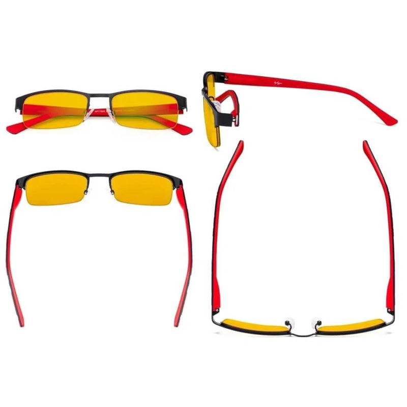 eyekeeper.com Half-rim Blue Light Blocking Eyeglasses HP17005 Eyeglasses