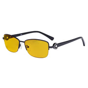 eyekeeper.com Half-rim Blue Light Blocking Eyeglasses LX19008-BB90 Eyeglasses