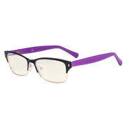 eyekeeper.com Half-rim Blue Light Filter Eyeglasses LX19003-BB40 Eyeglasses