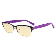 eyekeeper.com Half Rim Blue Light Blocking Eyeglasses LX19003-BB60 Eyeglasses