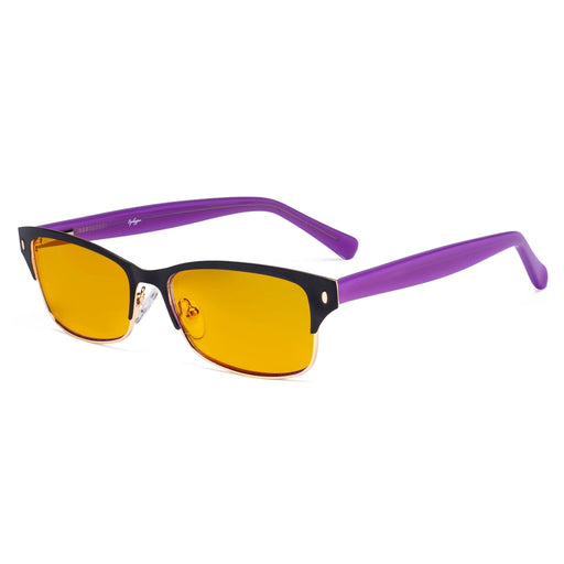 eyekeeper.com Half Rim Blue Light Blocking Eyeglasses LX19003-BB90 Eyeglasses