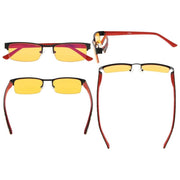 eyekeeper.com Half-rim Blue Light Blocking Reading Glasses LX17005-BB98 Eyeglasses