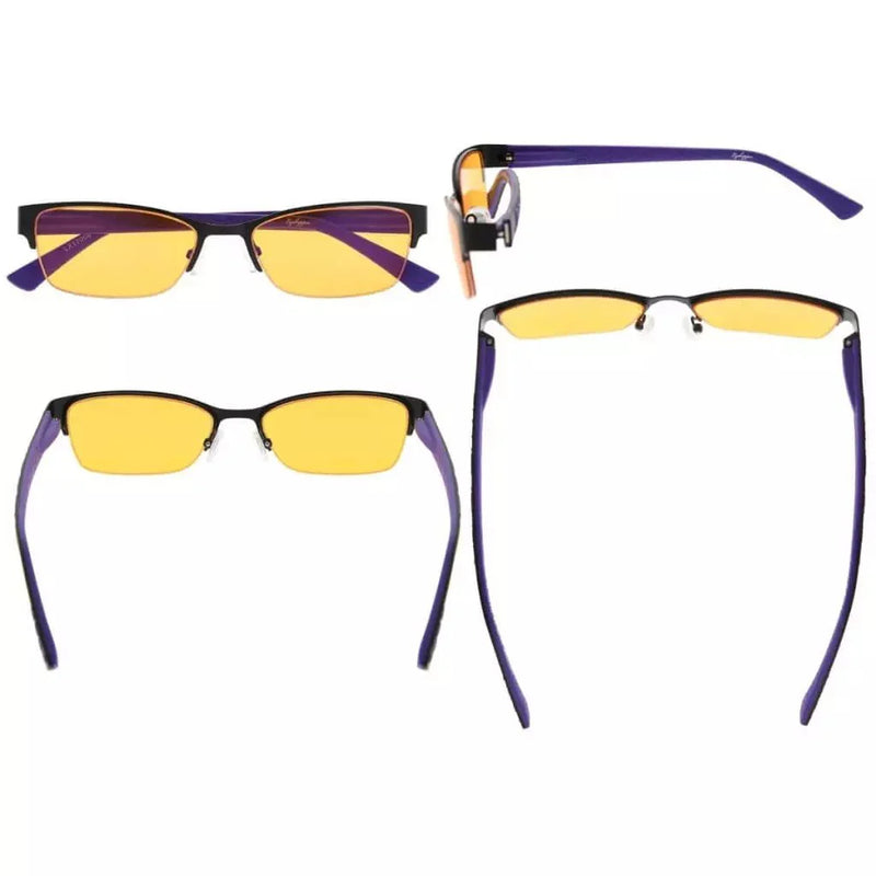 eyekeeper.com Half-rim Blue Light Blocking Reading Glasses LX17006-BB98 Eyeglasses