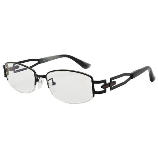 eyekeeper.com Half-rim Blue Light Filter Titanium Metal Eyeglasses 003B Eyeglasses