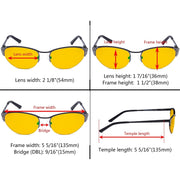 eyekeeper.com Half-rim Cat-eye Blue Light Blocking Eyeglasses HP17002 Eyeglasses