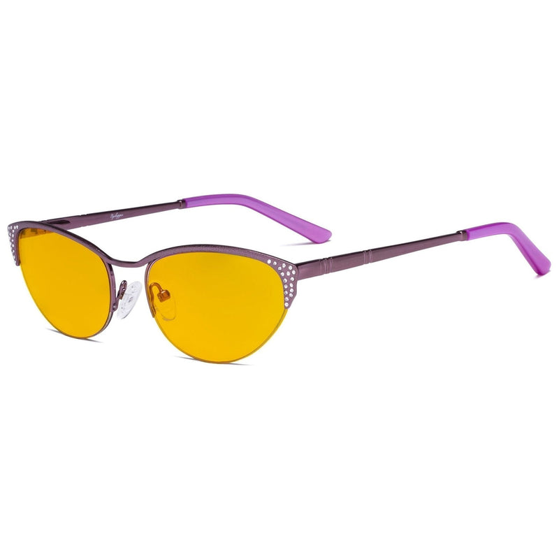 eyekeeper.com Half-rim Cat-eye Blue Light Blocking Eyeglasses HP17002 Eyeglasses