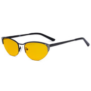 eyekeeper.com Half-rim Cat-eye Blue Light Blocking Eyeglasses HP17002 Eyeglasses