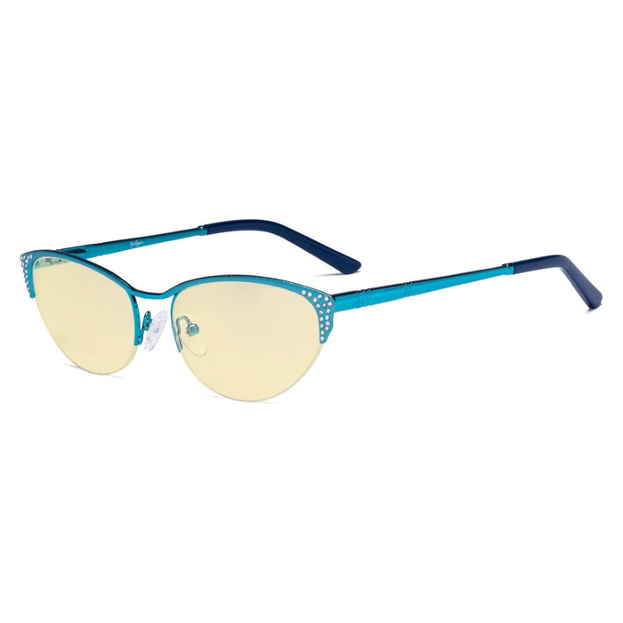 Eyekeeper.Com - Stylish Cat-Eye Blue Light Blocking Eyeglasses Tm17002