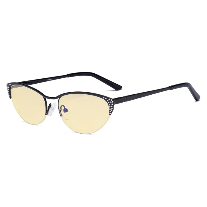 Eyekeeper.Com - Stylish Cat-Eye Blue Light Blocking Eyeglasses Tm17002