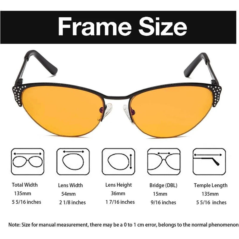 eyekeeper.com Half-rim Cat-eye Blue Light Blocking Readers 4-LX17002 Eyeglasses