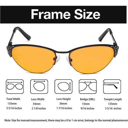 eyekeeper.com Half-rim Cat-eye Blue Light Blocking Readers 4-LX17002 Eyeglasses