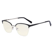 eyekeeper.com Blue Light Filter Glasses Half-rim Stylish Style LX19028-BB40 Eyeglasses