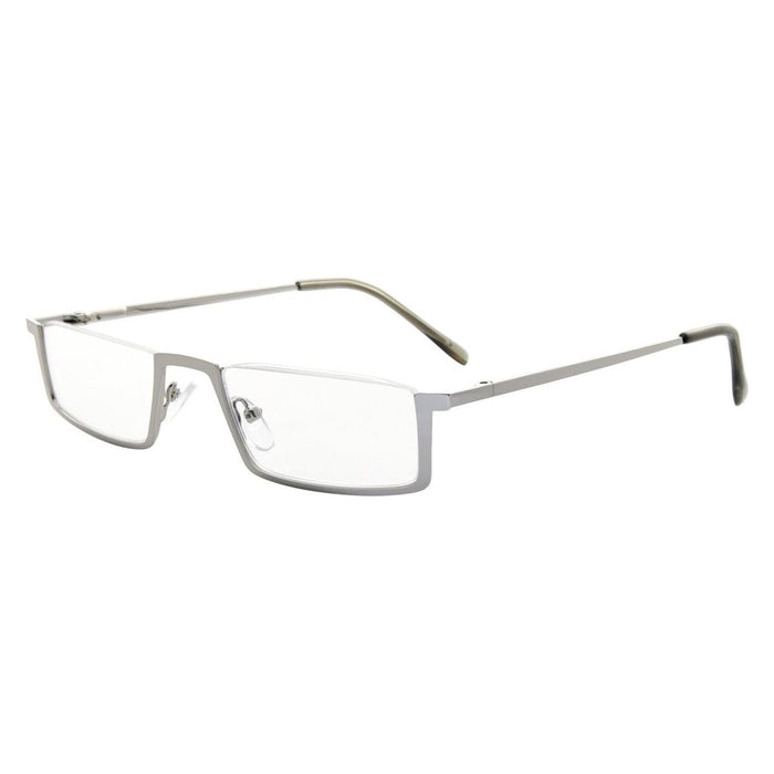 Eyekeeper.Com - Half Rim Chic Metal Reading Glasses R1613