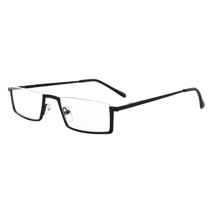 Eyekeeper.Com - Half Rim Chic Metal Reading Glasses R1613