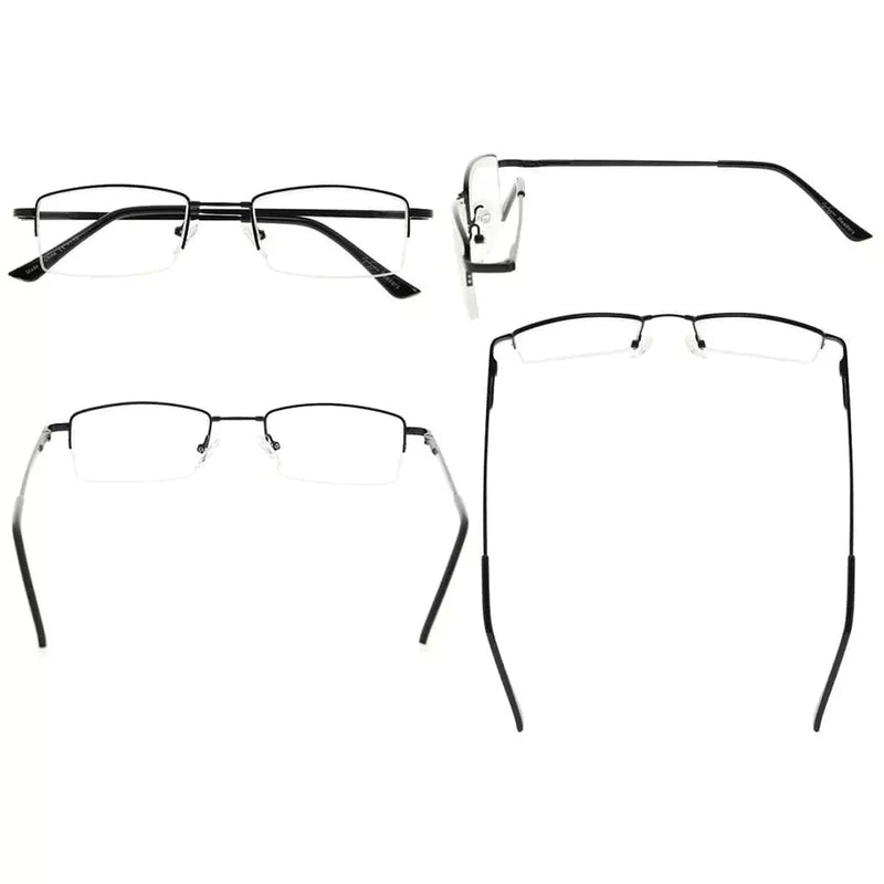 eyekeeper.com Half-rim Classic Rectangle Reading Glasses R1708 Eyeglasses