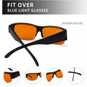 eyekeeper.com Half Rim Fitover Glasses Blue Light Blocking Eyeglasses DSXM1803 Eyeglasses