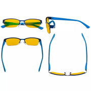 eyekeeper.com Half-rim Metal Blue Light Blocking Eyeglasses HP17006 Eyeglasses