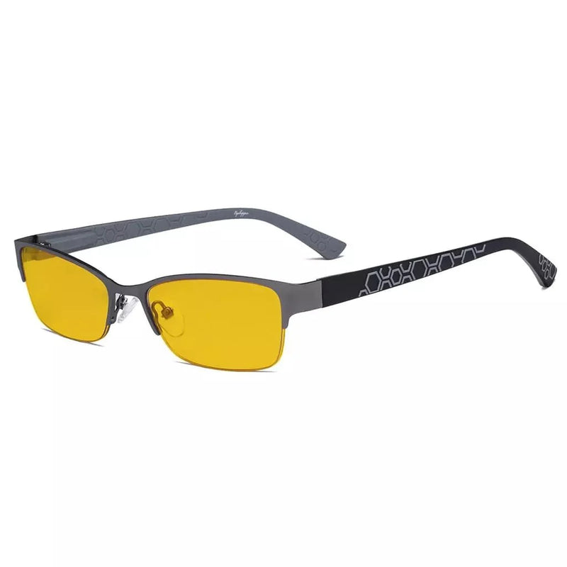 eyekeeper.com Half-rim Metal Blue Light Blocking Eyeglasses HP17006 Eyeglasses